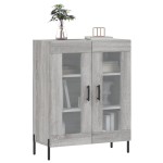 vidaXL Dulap, gri sonoma, 69,5x34x90 cm, lemn compozit