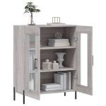 vidaXL Dulap, gri sonoma, 69,5x34x90 cm, lemn compozit