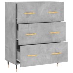 vidaXL Servantă, gri beton, 69,5x34x90 cm, lemn compozit vidaXL Servantă, gri beton, 69,5x34x90 cm, lemn compozit