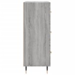 vidaXL Servantă, gri sonoma, 69,5x34x90 cm, lemn compozit vidaXL Servantă, gri sonoma, 69,5x34x90 cm, lemn compozit