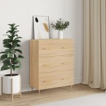 vidaXL Servantă, stejar sonoma, 69,5x34x90 cm, lemn compozit vidaXL Servantă, stejar sonoma, 69,5x34x90 cm, lemn compozit