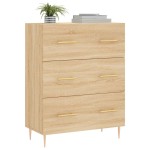 vidaXL Servantă, stejar sonoma, 69,5x34x90 cm, lemn compozit vidaXL Servantă, stejar sonoma, 69,5x34x90 cm, lemn compozit