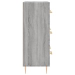 vidaXL Servantă, gri sonoma, 69,5x34x90 cm, lemn compozit