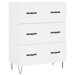 vidaXL Servantă, alb, 69,5x34x90 cm, lemn compozit vidaXL Servantă, alb, 69,5x34x90 cm, lemn compozit