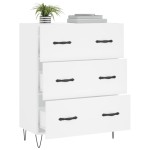 vidaXL Servantă, alb, 69,5x34x90 cm, lemn compozit vidaXL Servantă, alb, 69,5x34x90 cm, lemn compozit