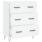 vidaXL Servantă, alb, 69,5x34x90 cm, lemn compozit vidaXL Servantă, alb, 69,5x34x90 cm, lemn compozit