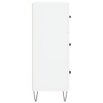 vidaXL Servantă, alb, 69,5x34x90 cm, lemn compozit vidaXL Servantă, alb, 69,5x34x90 cm, lemn compozit