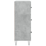 vidaXL Servantă, gri beton, 69,5x34x90 cm, lemn compozit