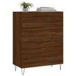 vidaXL Servantă, stejar maro, 69,5x34x90 cm, lemn prelucrat