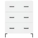 vidaXL Servantă, alb, 69,5x34x90 cm, lemn compozit