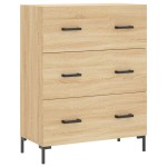 vidaXL Servantă, stejar sonoma, 69,5x34x90 cm, lemn compozit