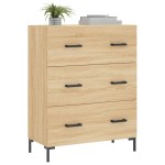 vidaXL Servantă, stejar sonoma, 69,5x34x90 cm, lemn compozit