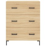 vidaXL Servantă, stejar sonoma, 69,5x34x90 cm, lemn compozit