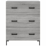 vidaXL Servantă, gri sonoma, 69,5x34x90 cm, lemn compozit vidaXL Servantă, gri sonoma, 69,5x34x90 cm, lemn compozit