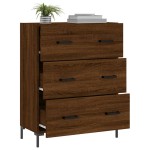 vidaXL Servantă, stejar maro, 69,5x34x90 cm, lemn prelucrat