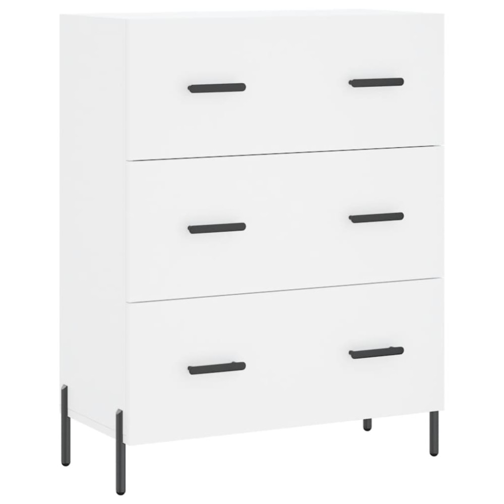vidaXL Servantă, alb, 69,5x34x90 cm, lemn compozit