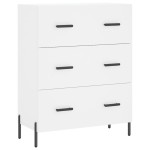 vidaXL Servantă, alb, 69,5x34x90 cm, lemn compozit vidaXL Servantă, alb, 69,5x34x90 cm, lemn compozit