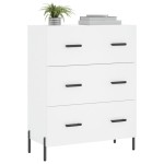 vidaXL Servantă, alb, 69,5x34x90 cm, lemn compozit vidaXL Servantă, alb, 69,5x34x90 cm, lemn compozit