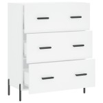 vidaXL Servantă, alb, 69,5x34x90 cm, lemn compozit vidaXL Servantă, alb, 69,5x34x90 cm, lemn compozit