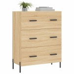vidaXL Servantă, stejar sonoma, 69,5x34x90 cm, lemn compozit