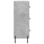 vidaXL Servantă, gri beton, 69,5x34x90 cm, lemn compozit vidaXL Servantă, gri beton, 69,5x34x90 cm, lemn compozit