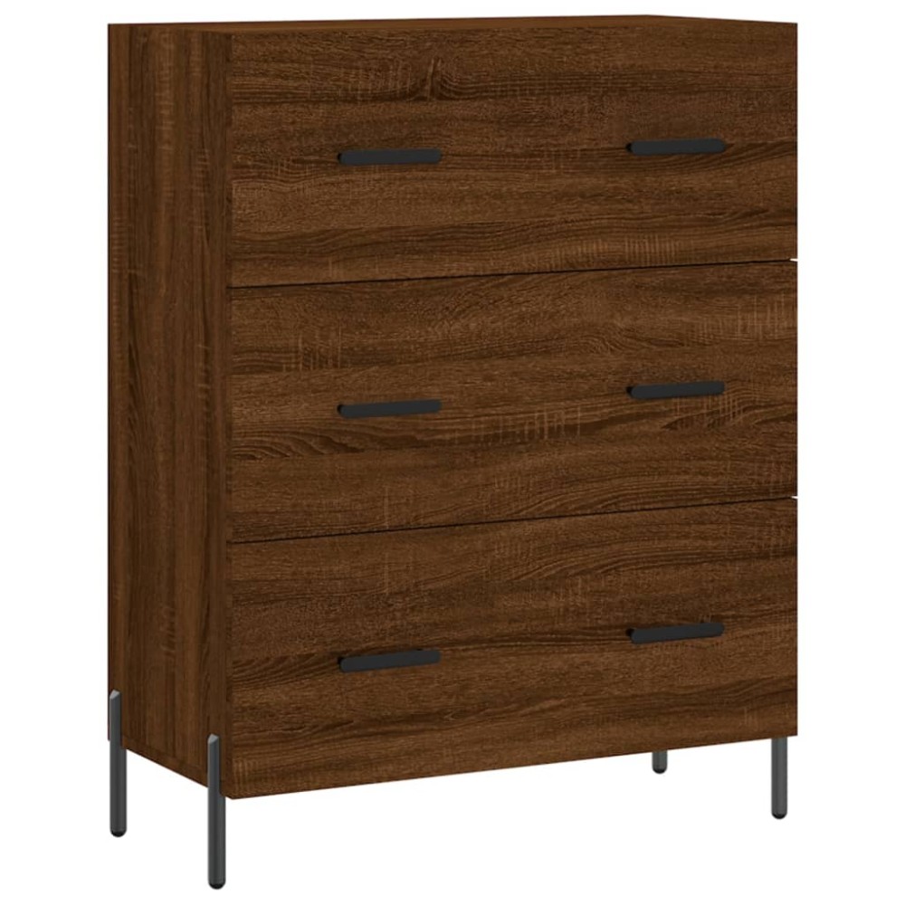 vidaXL Servantă, stejar maro, 69,5x34x90 cm, lemn prelucrat