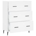 vidaXL Servantă, alb, 69,5x34x90 cm, lemn compozit vidaXL Servantă, alb, 69,5x34x90 cm, lemn compozit
