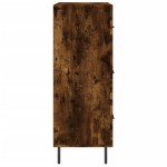 vidaXL Servantă, stejar fumuriu, 69,5x34x90 cm, lemn compozit