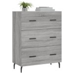 vidaXL Servantă, gri sonoma, 69,5x34x90 cm, lemn compozit vidaXL Servantă, gri sonoma, 69,5x34x90 cm, lemn compozit