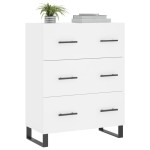 vidaXL Servantă, alb, 69,5x34x90 cm, lemn compozit vidaXL Servantă, alb, 69,5x34x90 cm, lemn compozit