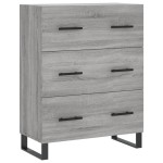 vidaXL Servantă, gri sonoma, 69,5x34x90 cm, lemn compozit vidaXL Servantă, gri sonoma, 69,5x34x90 cm, lemn compozit