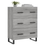vidaXL Servantă, gri sonoma, 69,5x34x90 cm, lemn compozit vidaXL Servantă, gri sonoma, 69,5x34x90 cm, lemn compozit