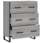 vidaXL Servantă, gri sonoma, 69,5x34x90 cm, lemn compozit vidaXL Servantă, gri sonoma, 69,5x34x90 cm, lemn compozit