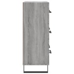 vidaXL Servantă, gri sonoma, 69,5x34x90 cm, lemn compozit vidaXL Servantă, gri sonoma, 69,5x34x90 cm, lemn compozit