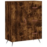 vidaXL Servantă, stejar fumuriu, 69,5x34x90 cm, lemn compozit