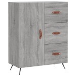 vidaXL Servantă, gri sonoma, 69,5x34x90 cm, lemn compozit vidaXL Servantă, gri sonoma, 69,5x34x90 cm, lemn compozit