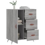 vidaXL Servantă, gri sonoma, 69,5x34x90 cm, lemn compozit vidaXL Servantă, gri sonoma, 69,5x34x90 cm, lemn compozit