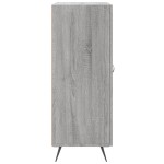 vidaXL Servantă, gri sonoma, 69,5x34x90 cm, lemn compozit vidaXL Servantă, gri sonoma, 69,5x34x90 cm, lemn compozit