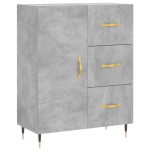 vidaXL Servantă, gri beton, 69,5x34x90 cm, lemn compozit vidaXL Servantă, gri beton, 69,5x34x90 cm, lemn compozit