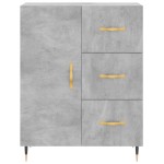 vidaXL Servantă, gri beton, 69,5x34x90 cm, lemn compozit vidaXL Servantă, gri beton, 69,5x34x90 cm, lemn compozit