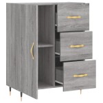 vidaXL Servantă, gri sonoma, 69,5x34x90 cm, lemn compozit vidaXL Servantă, gri sonoma, 69,5x34x90 cm, lemn compozit