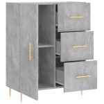 vidaXL Servantă, gri beton, 69,5x34x90 cm, lemn compozit vidaXL Servantă, gri beton, 69,5x34x90 cm, lemn compozit