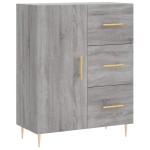vidaXL Servantă, gri sonoma, 69,5x34x90 cm, lemn compozit vidaXL Servantă, gri sonoma, 69,5x34x90 cm, lemn compozit