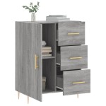 vidaXL Servantă, gri sonoma, 69,5x34x90 cm, lemn compozit vidaXL Servantă, gri sonoma, 69,5x34x90 cm, lemn compozit