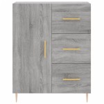 vidaXL Servantă, gri sonoma, 69,5x34x90 cm, lemn compozit vidaXL Servantă, gri sonoma, 69,5x34x90 cm, lemn compozit