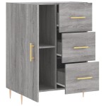 vidaXL Servantă, gri sonoma, 69,5x34x90 cm, lemn compozit vidaXL Servantă, gri sonoma, 69,5x34x90 cm, lemn compozit
