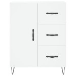 vidaXL Servantă, alb, 69,5x34x90 cm, lemn compozit