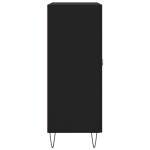 vidaXL Servantă, negru, 69,5x34x90 cm, lemn compozit vidaXL Servantă, negru, 69,5x34x90 cm, lemn compozit