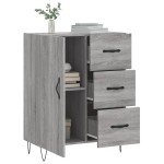 vidaXL Servantă, gri sonoma, 69,5x34x90 cm, lemn compozit vidaXL Servantă, gri sonoma, 69,5x34x90 cm, lemn compozit