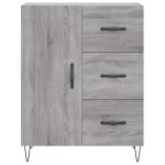 vidaXL Servantă, gri sonoma, 69,5x34x90 cm, lemn compozit vidaXL Servantă, gri sonoma, 69,5x34x90 cm, lemn compozit